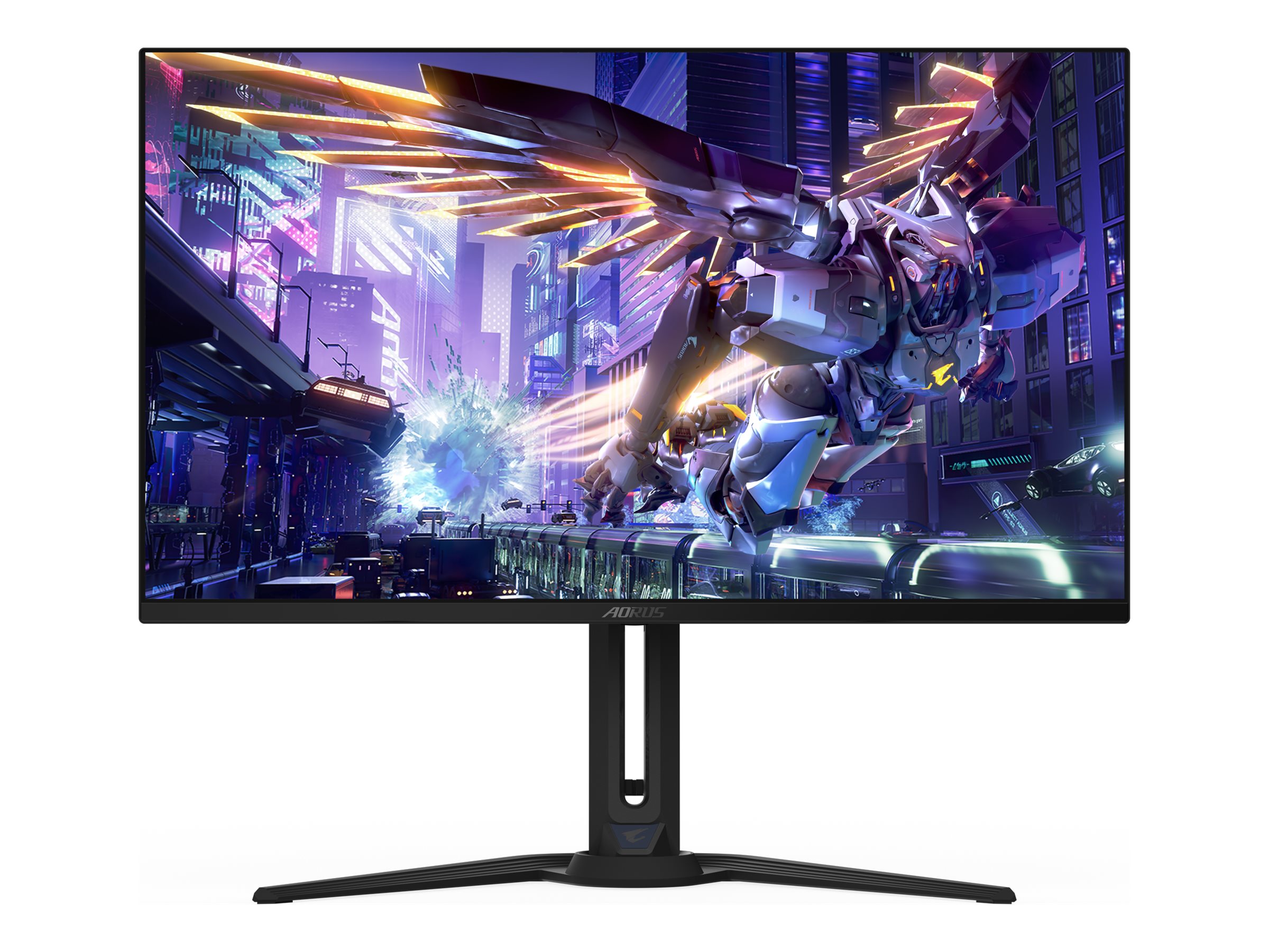 AORUS FO32U2P - OLED-Monitor - 81.3 cm (32") (31.5" sichtbar) - 3840 x 2160 4K @ 240 Hz - 1000 cd/m² - 1500000:1 - DisplayHDR 400 True Black - 0.03 ms - 2xHDMI, DisplayPort, USB-C - Lautsprecher