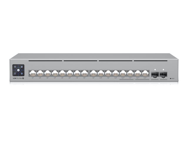 Ubiquiti UniFi Switch Pro Max 16 PoE - Switch - 16 Anschlüsse - managed - an Rack montierbar