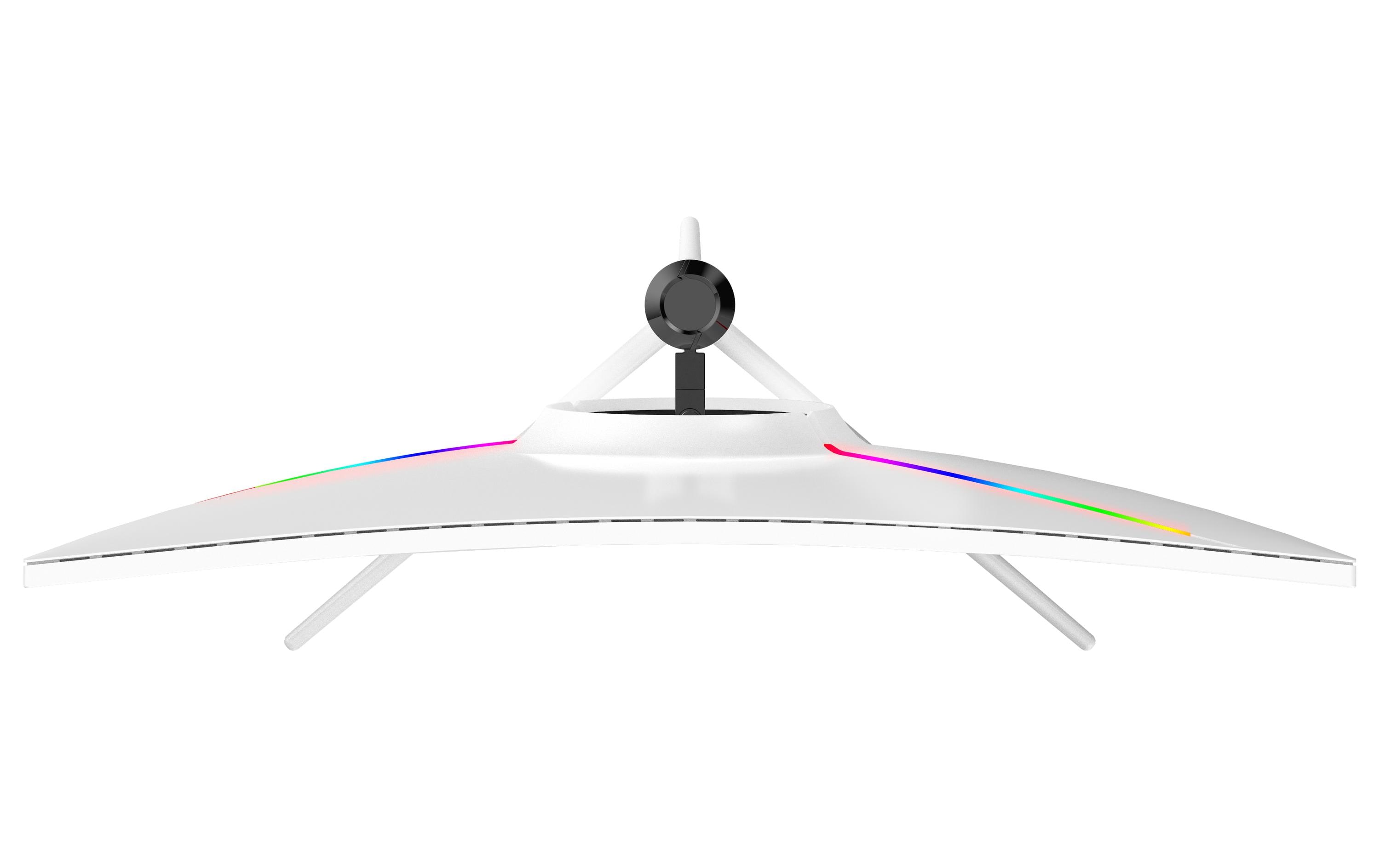 LC Power - LED-Monitor - gebogen - 97.79 cm (38.5") - 2560 x 1440 QHD @ 165 Hz - VA - 350 cd/m² - 3000:1 - DisplayHDR 400 - 1 ms - 2xHDMI, 2xDisplayPort - weiß