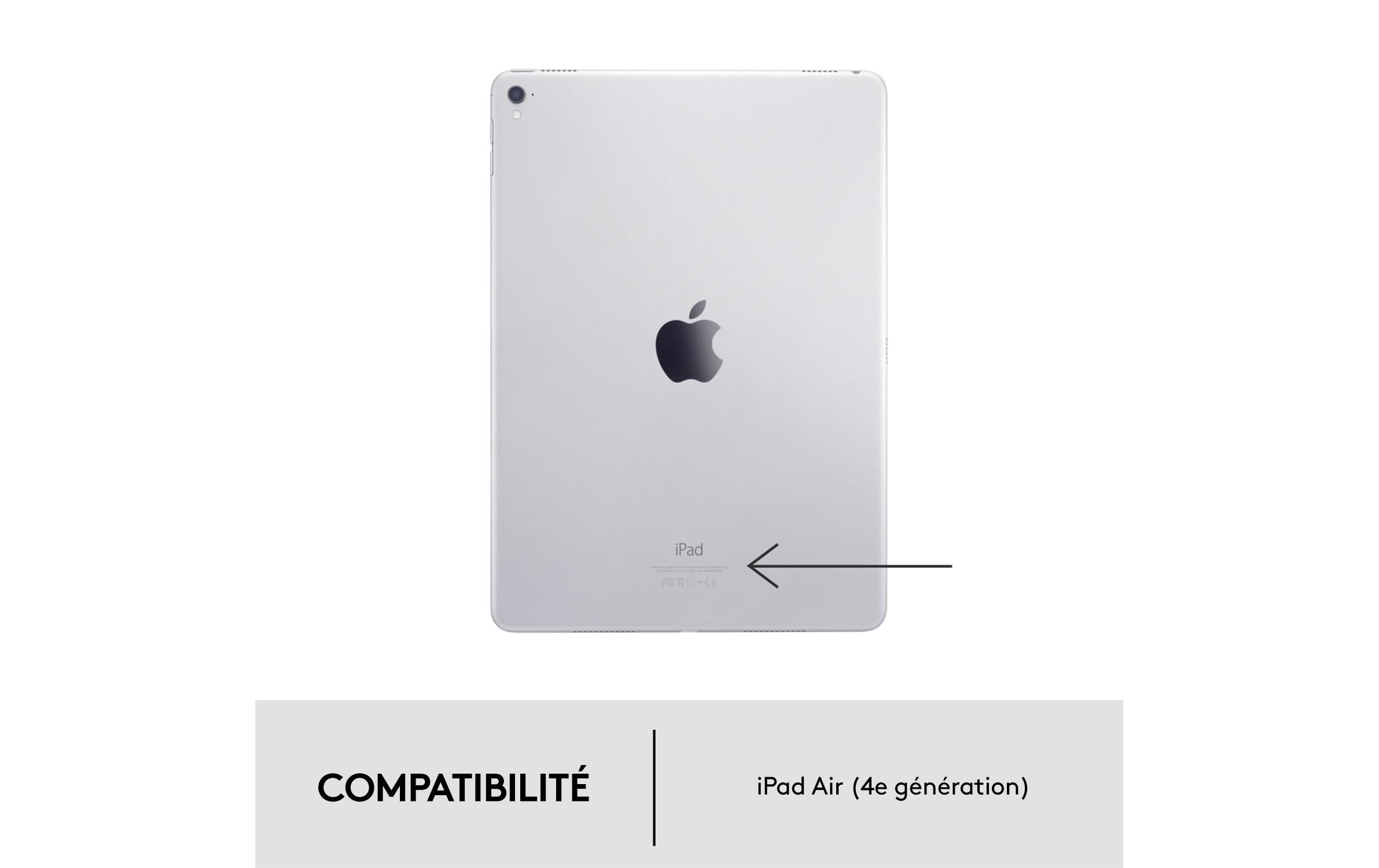 Logitech Folio Touch - Tastatur und Foliohülle - mit Trackpad - QWERTZ - Schweiz - Oxford Gray Eingabegerät