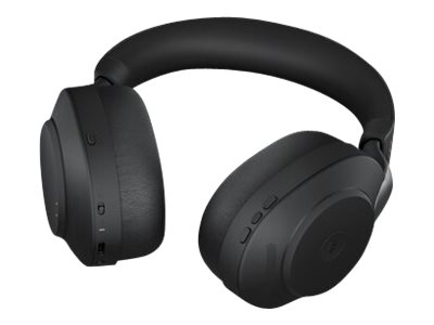 Jabra Evolve2 85 MS Stereo - Headset - ohrumschließend - Bluetooth - kabellos, kabelgebunden - aktive Rauschunterdrückung - 3,5 mm Stecker - Geräuschisolierung - Schwarz - Zertifiziert für Microsoft Teams