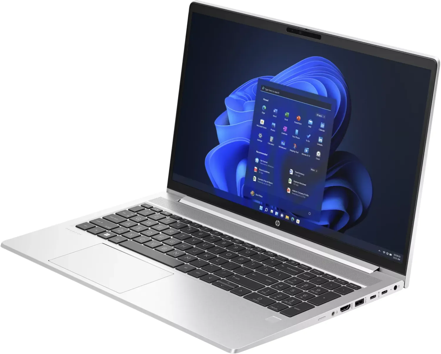 HP ProBook 450 G10 - 15.6" - Core i7 39.6 cm - Notebook - Core i7 - 5 GHz - 512 GB - 16 GB - DDR4 - 39,6 cm - 15,6 " - WLAN - Windows 11 Professional Silber
