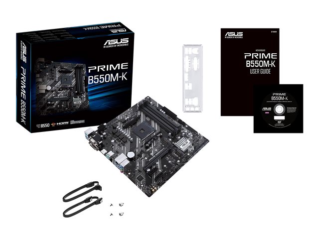 ASUS PRIME B550M-K - Motherboard - micro ATX - Socket AM4 - AMD B550