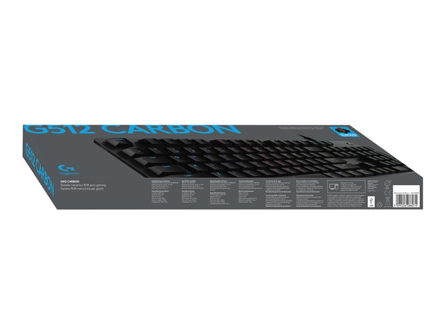 Logitech Gaming G512 - Tastatur - QWERTY - Italienisch - Kohle Eingabegerät
