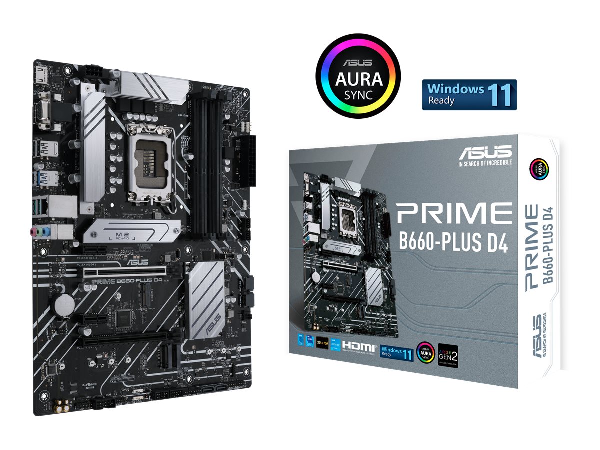 ASUS PRIME B660-PLUS D4 - Motherboard - ATX - LGA1700-Sockel - B660