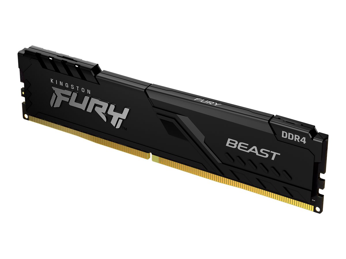 Kingston FURY Beast - DDR4 - Kit - 128 GB: 4 x 32 GB - DIMM 288-PIN - 3200 MHz / PC4-25600 - ungepuffert