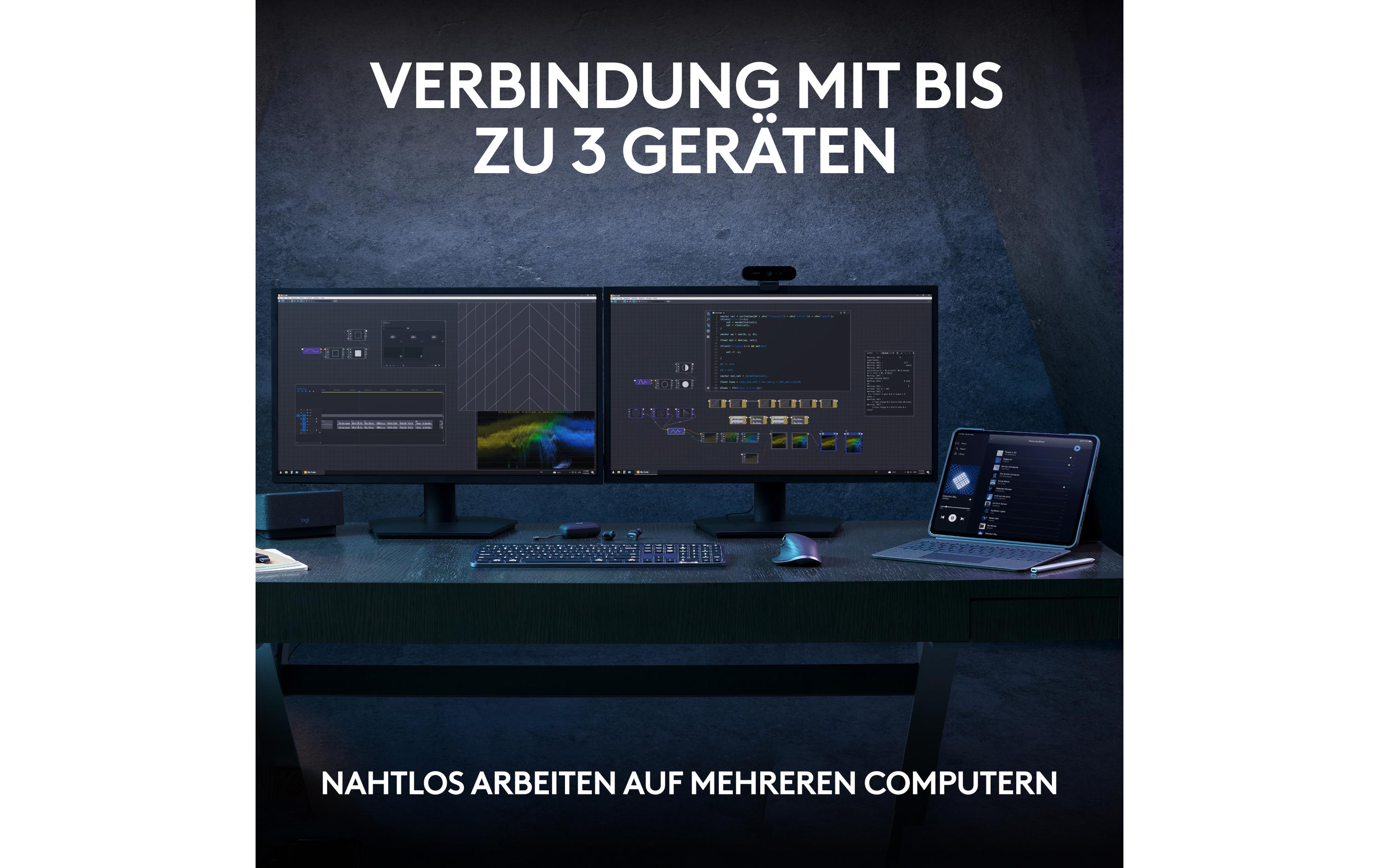 Logitech Tastatur MX Keys S CH-Layout