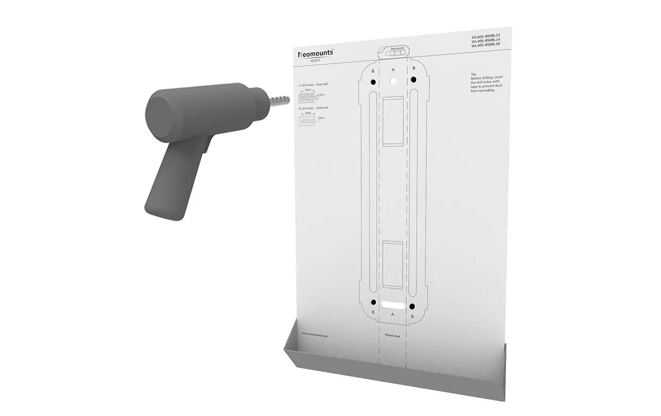 Neomounts WL40S-850BL16 Befestigungskit - für LCD-Display