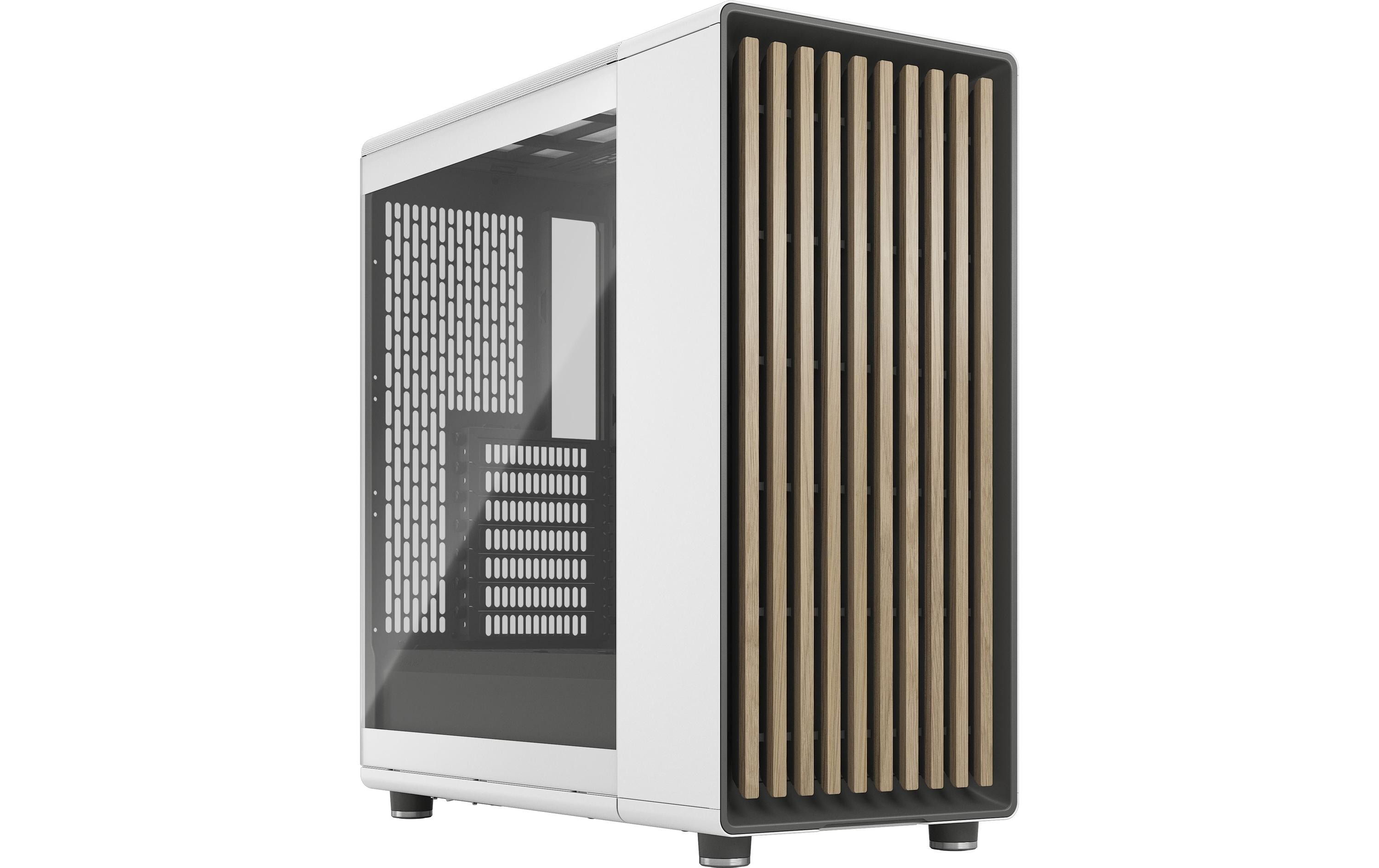 Fractal Design PC-Gehäuse North TG Clear Weiss