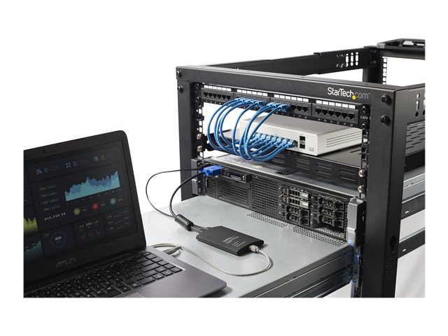 StarTech.com Tragbarer KVM Konsolen auf USB 2.0 Laptop Adapter - KVM-Switch - 1 Anschlüsse