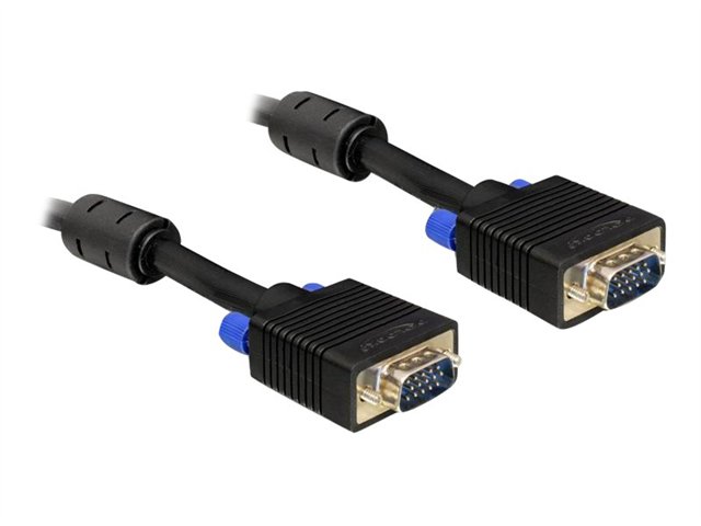 Delock - VGA-Kabel - HD-15 (VGA) (M) zu HD-15 (VGA) (M) - 5 m