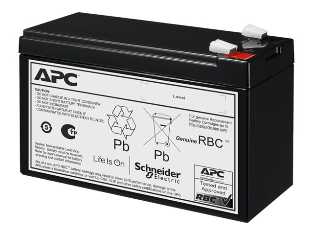 APC Replacement Battery Cartridge #176 - USV-Akku - 6 x Batterie - Bleisäure - 7 Ah - Schwarz