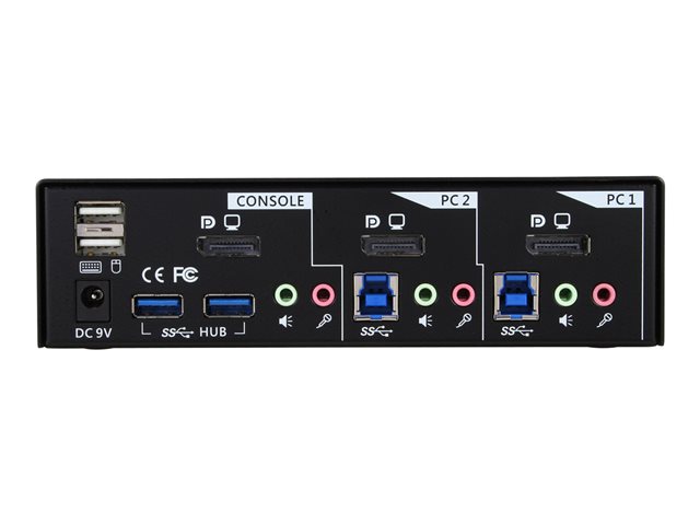 InLine - KVM-/Audio-/USB-Switch - 2 x KVM/Audio/USB - 1 lokaler Benutzer - Desktop