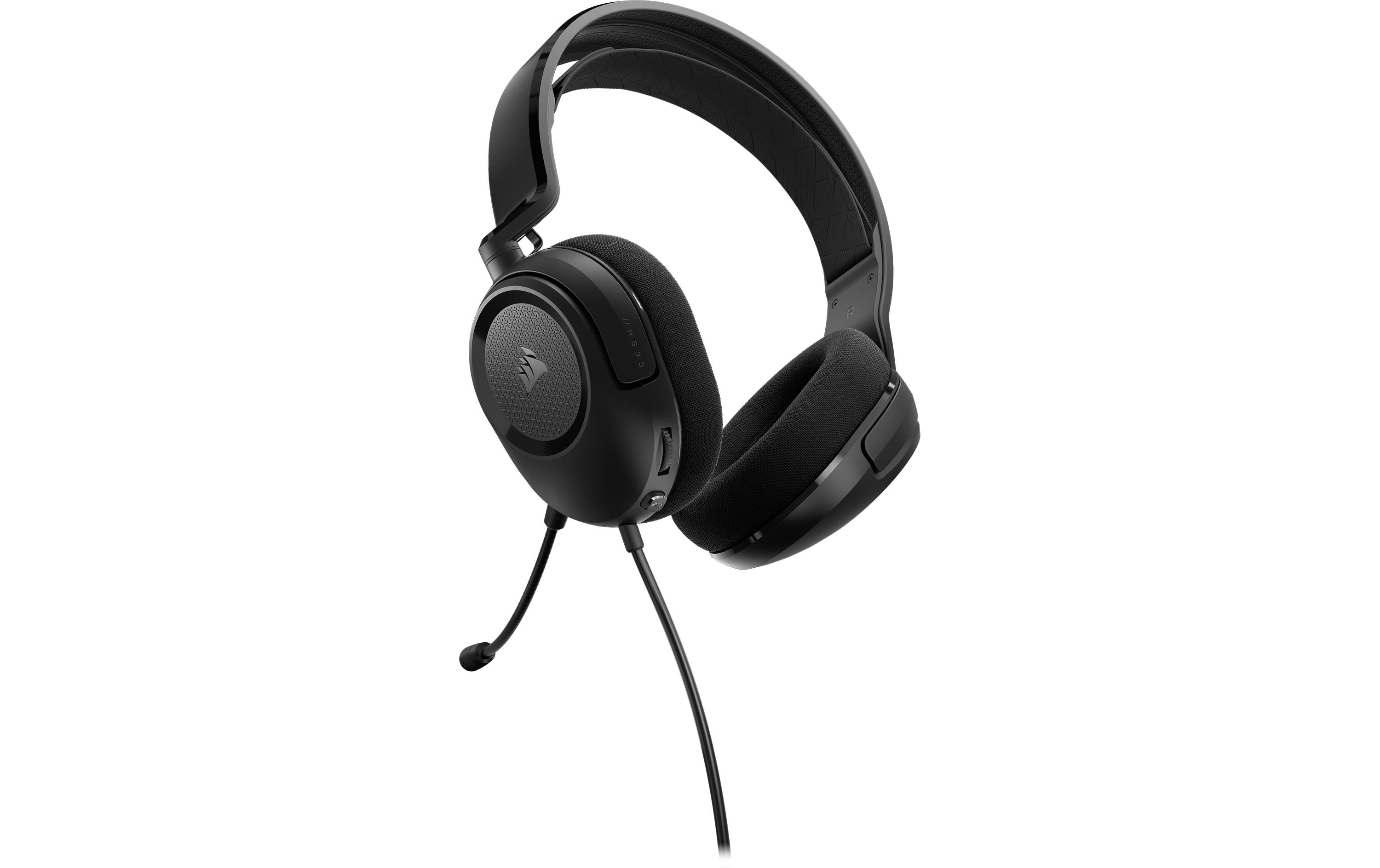 CORSAIR Gaming HS35 v2 - Headset - ohrumschließend - kabelgebunden - 3,5 mm Stecker - Kohle