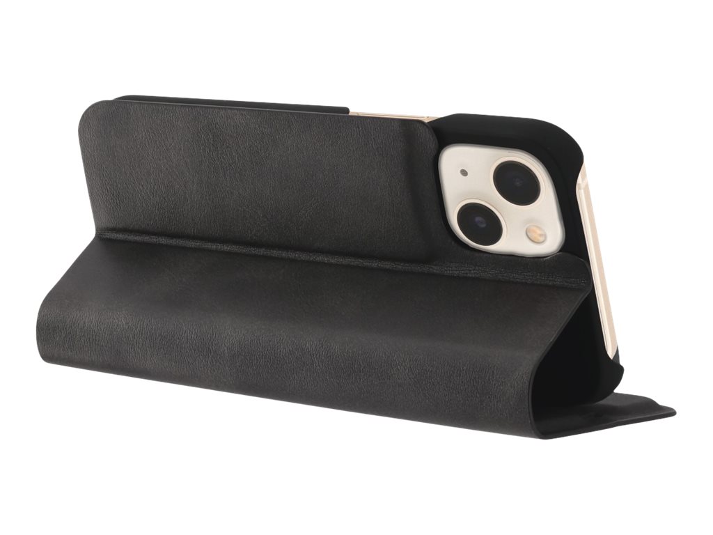 Hama Essential Line Guard Pro - Flip-Hülle für Mobiltelefon - Kunstleder - Schwarz - für Apple iPhone 13