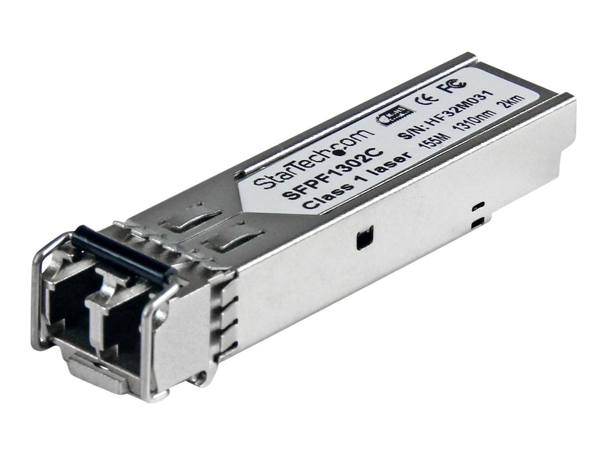 StarTech.com Cisco kompatibles 100MBit/s SFP Transceiver Modul MM LC - Mini-GBIC bis 2Km - LWL / Glasfaser Transceiver mit DDM 1310nm - SFP (Mini-GBIC)-Transceiver-Modul - 100Mb LAN