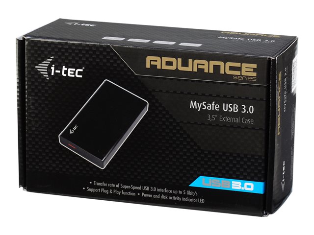 i-Tec MySafe Advance - Speichergehäuse - SATA 6Gb/s - USB 3.0