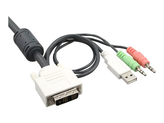 InLine - KVM-/Audio-/USB-Switch - 2 x KVM/Audio/USB - 1 lokaler Benutzer - Desktop