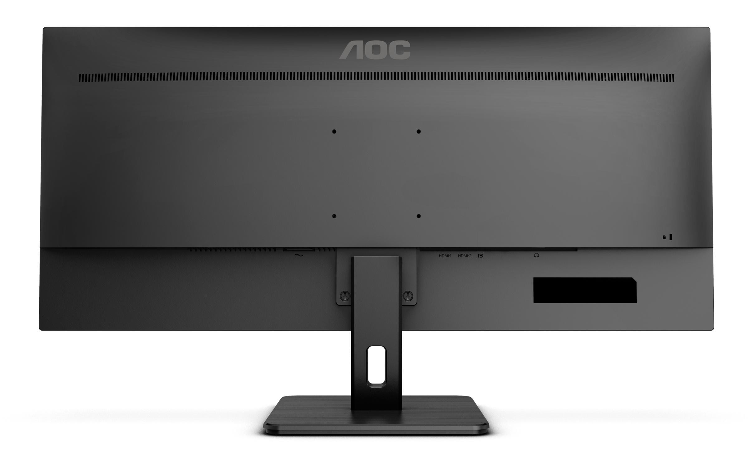 AOC Essential-line U34E2M/BK - LED-Monitor - 86.4 cm (34") - 3440 x 1440 WQHD @ 100 Hz - VA - 300 cd/m² - 4000:1 - 4 ms - 2xHDMI, DisplayPort - mattschwarz