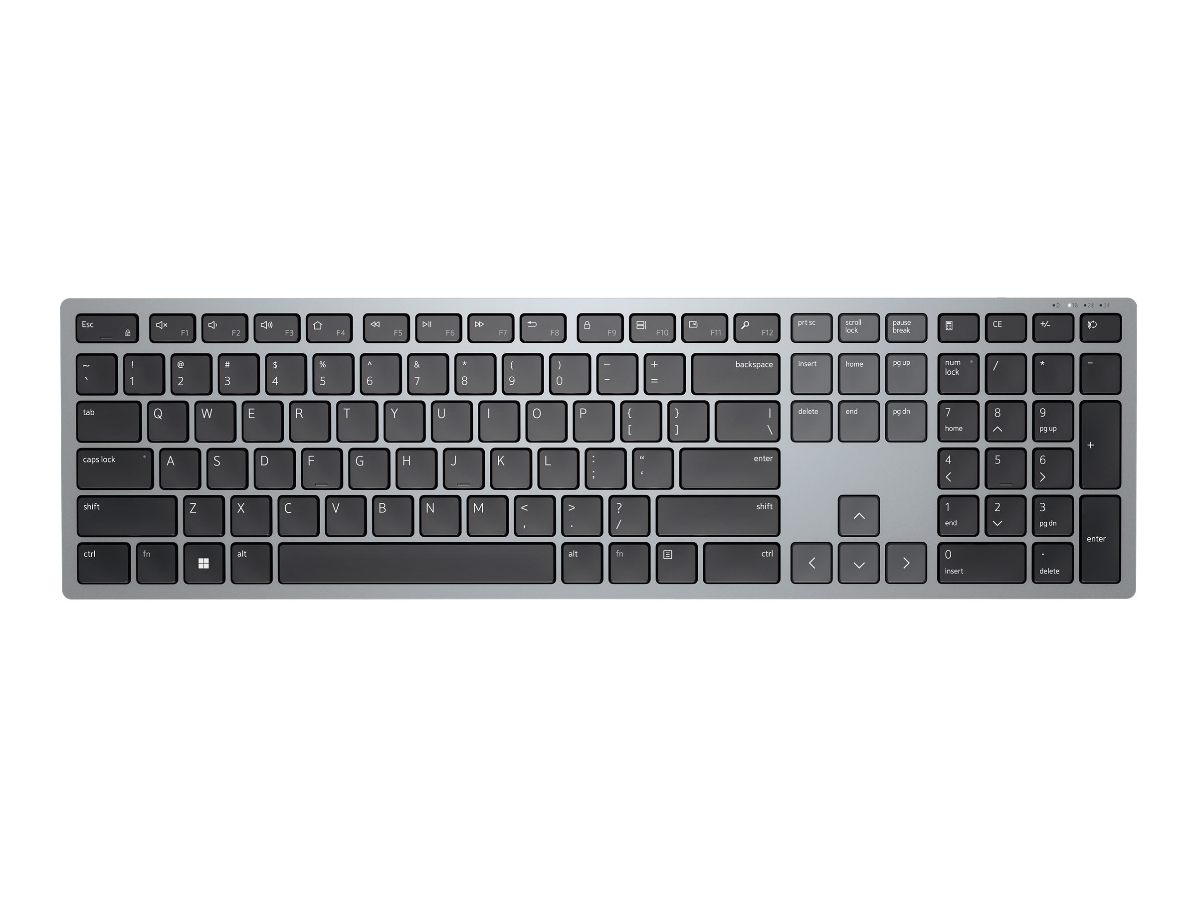 Dell Multi-Device KB700 - Tastatur - QWERTZ - Deutsch - Grau Eingabegerät