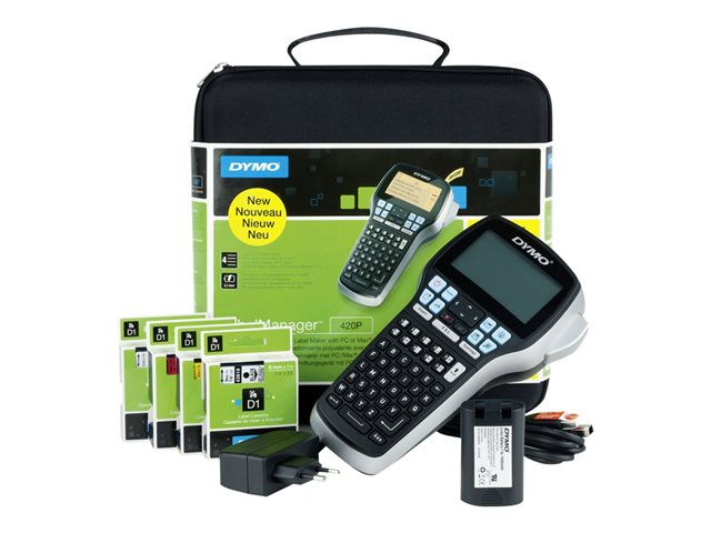 DYMO LabelMANAGER 420P - Beschriftungsgerät - s/w - Thermotransfer