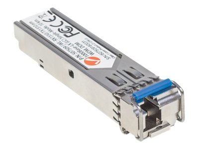 Intellinet Transceiver Module Optical
Gigabit Fiber WDM Bi-Directional SFP
1000Base-Lx (LC) Single-Mode Port
10km
WDM (Rx1550/Tx1310)
MSA Compliant
Equivalent to Cisco GLC-BX-U
Fibre
Three Year Warranty - SFP (Mini-GBIC)-Transceiver-Modul - 1GbE