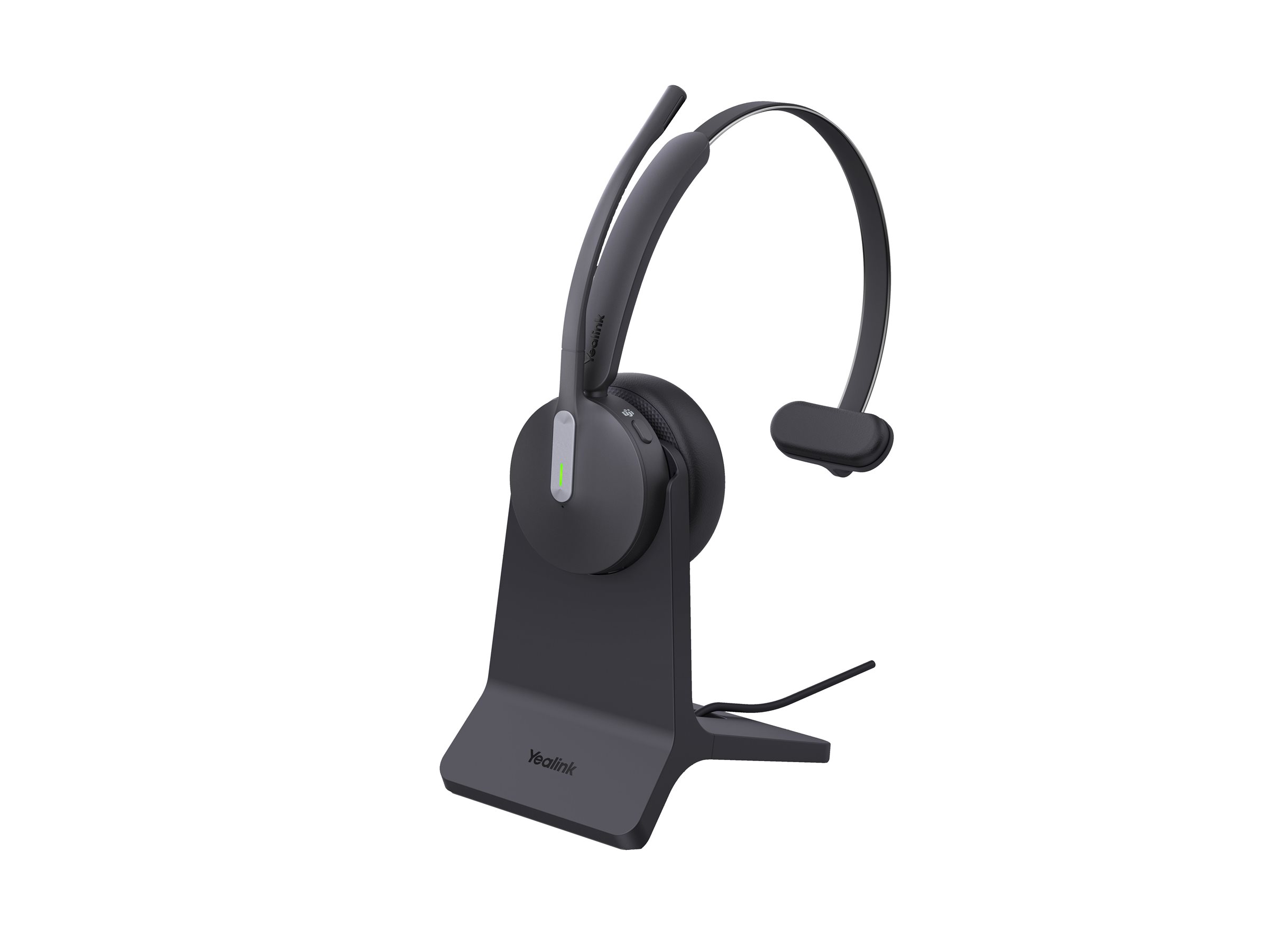 Yealink BH70 Mono - Headset - On-Ear - Bluetooth - kabellos - Adapter USB-A via Bluetooth, Adapter USB-C via Bluetooth - Zertifiziert für Microsoft Teams