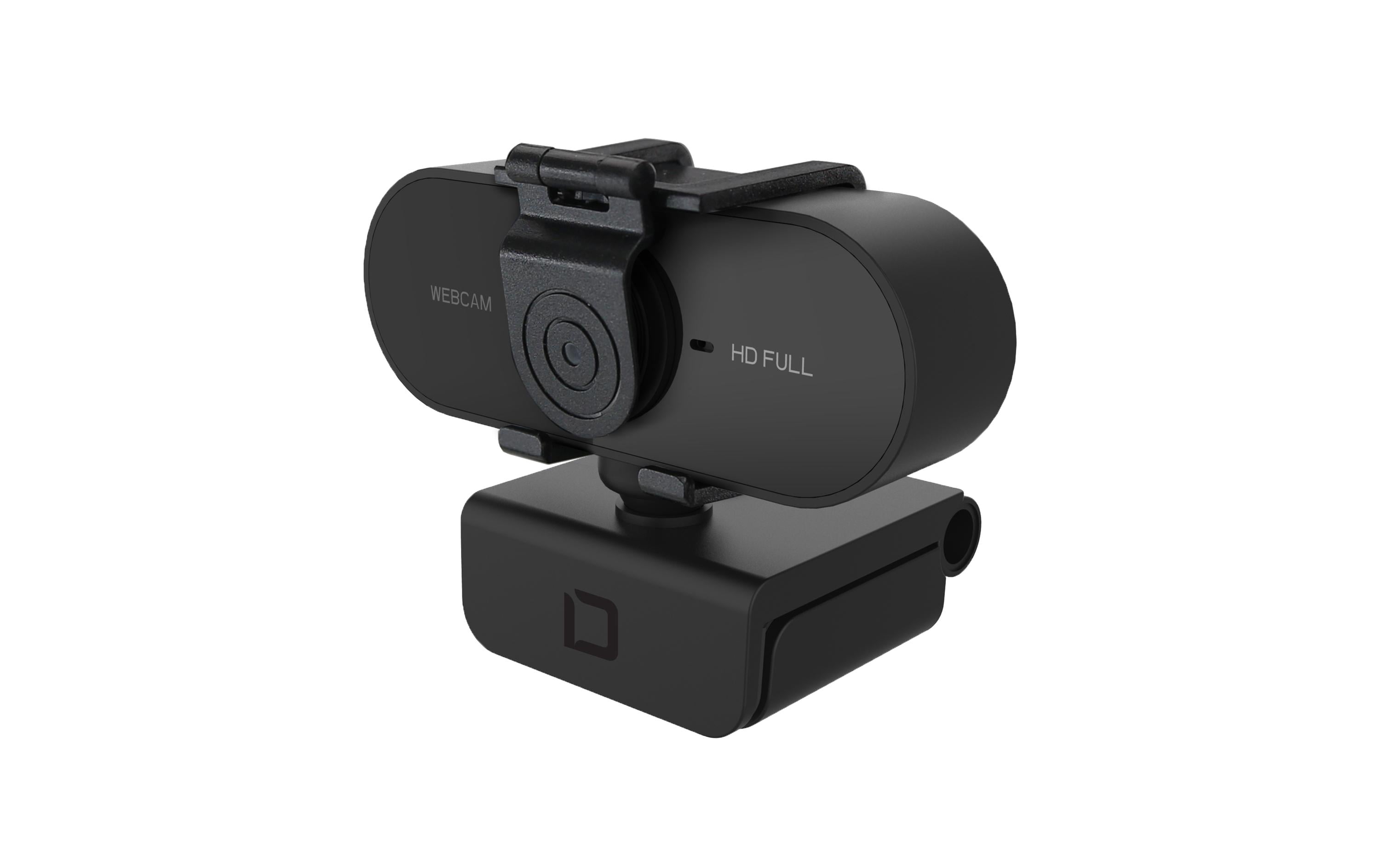 DICOTA Webcam PRO Plus Full HD - Webcam - Farbe - 1920 x 1080 - 1080p - Audio - USB 2.0