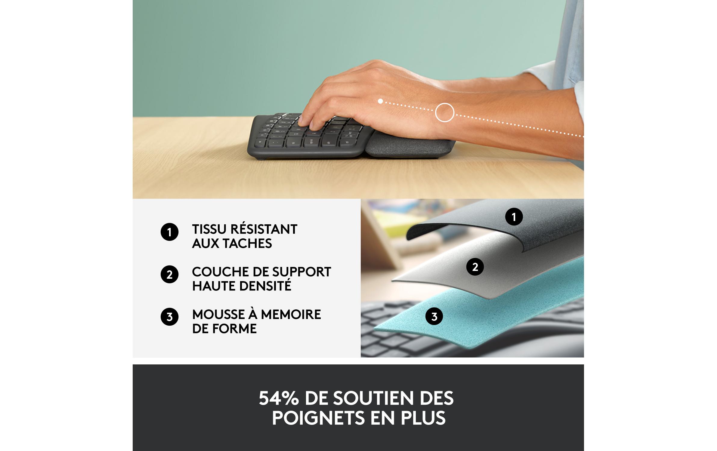 Logitech Tastatur Ergo K860