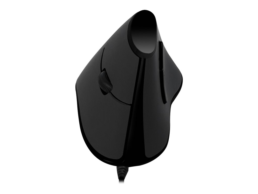 LogiLink Ergonomic Vertical - vertikale Maus - USB - Schwarz