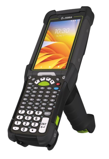 Zebra MC9450, 2D, SE58, Func. Num., GPS, Gun, BT, WLAN, 5G, NFC, Android, GMS Mobiles Datenerfassungsgerät (MC945B-3G1R6CSS-A6)