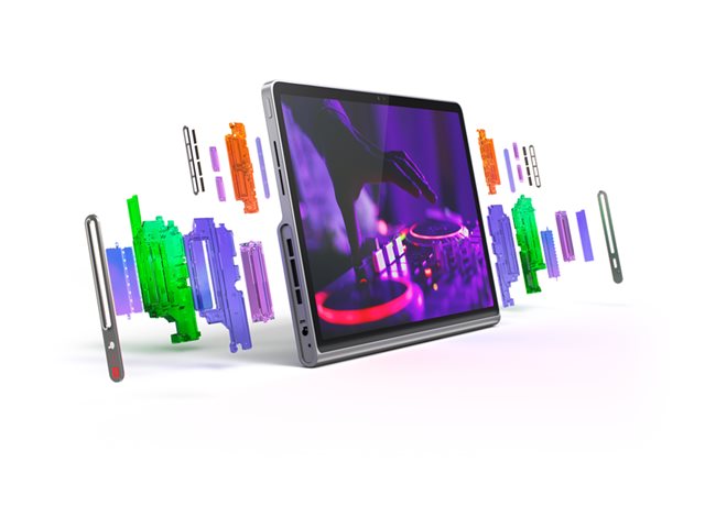 Lenovo Tab Plus ZADX - Tablet - Android 14 oder höher - 128 GB UFS card - 29.2 cm (11.5") IPS (2000 x 1200) - microSD-Steckplatz - Luna Gray