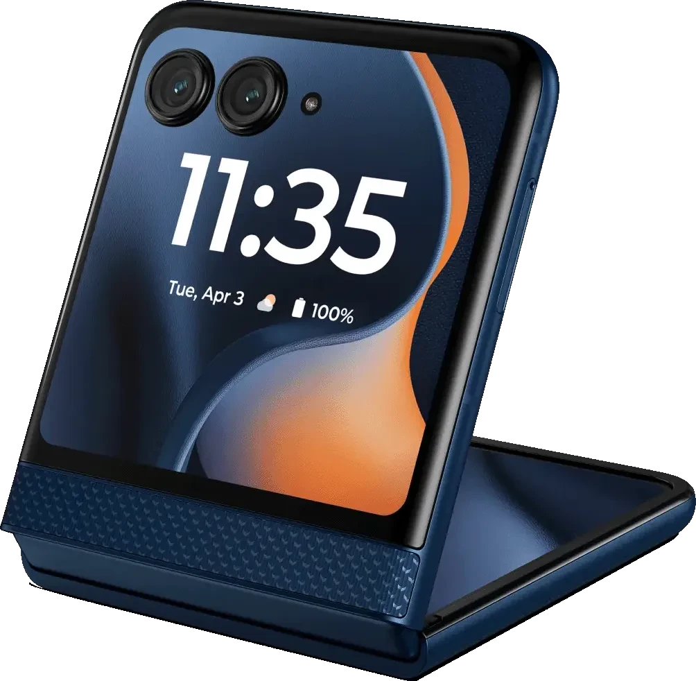 Motorola Solutions Razr 60 Dual Sim - Gibraltar Sea[Energieklasse A] - Mobiltelefon - 256 GB - 4.500 mAh - 17,5 cm - 13 MP - 5G - 188 g