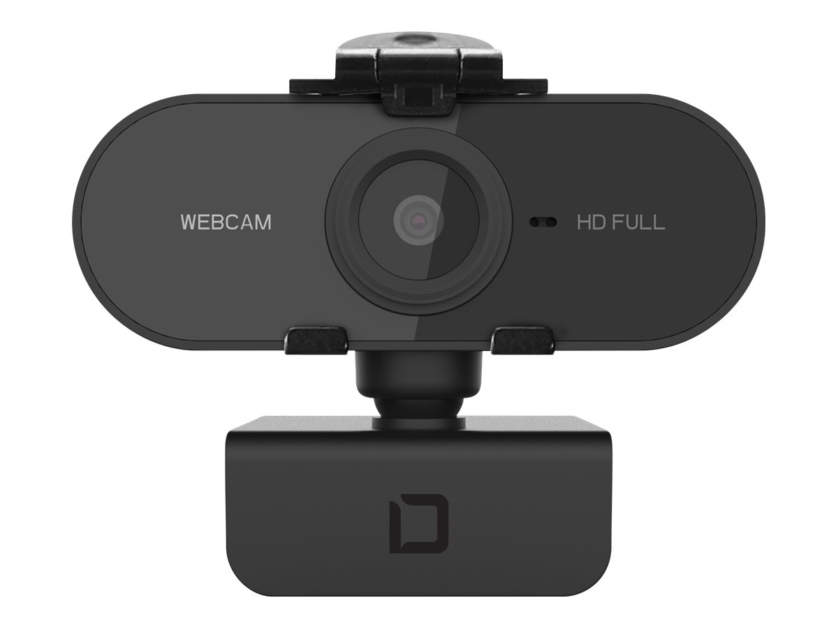 DICOTA Webcam PRO Plus Full HD - Webcam - Farbe - 1920 x 1080 - 1080p - Audio - USB 2.0