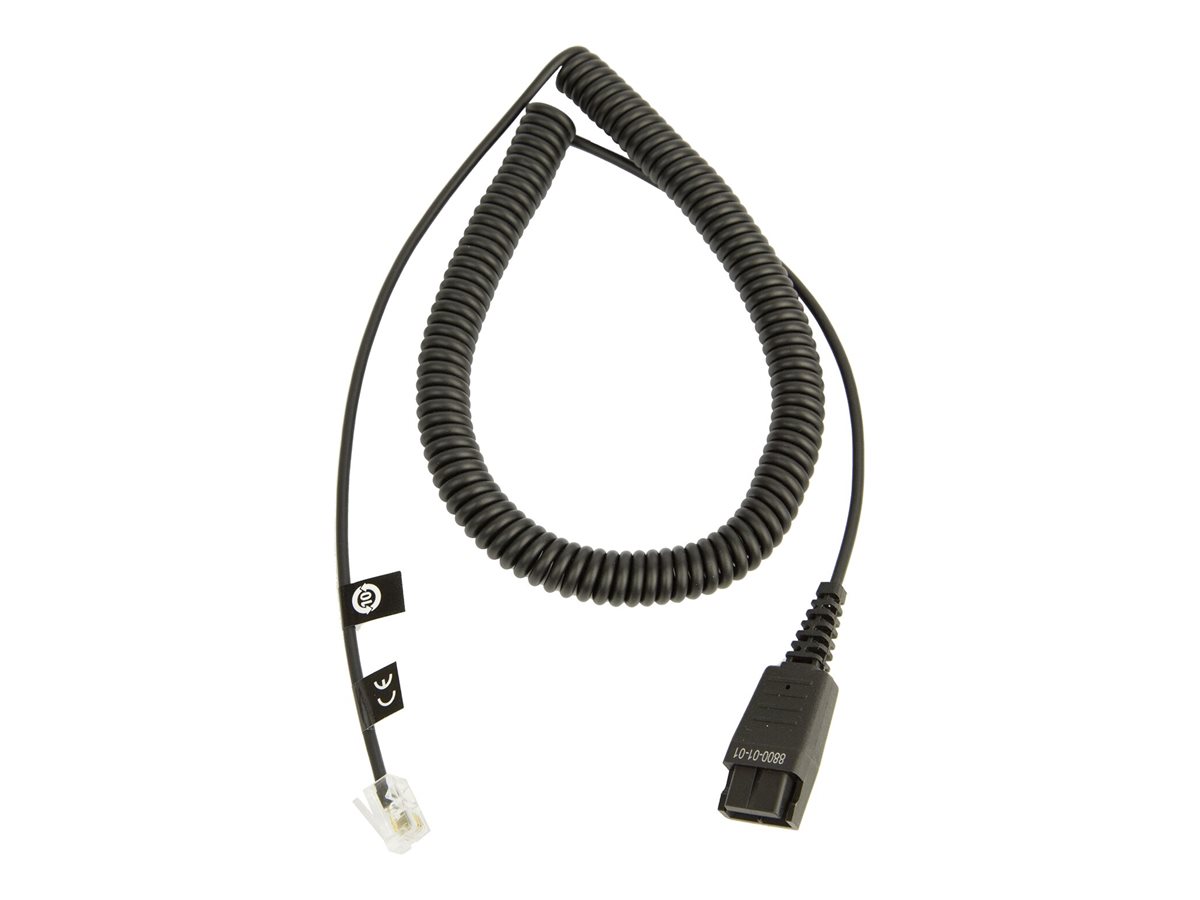 Jabra - Headset-Kabel - Quick Disconnect zu RJ-10 männlich - 2 m