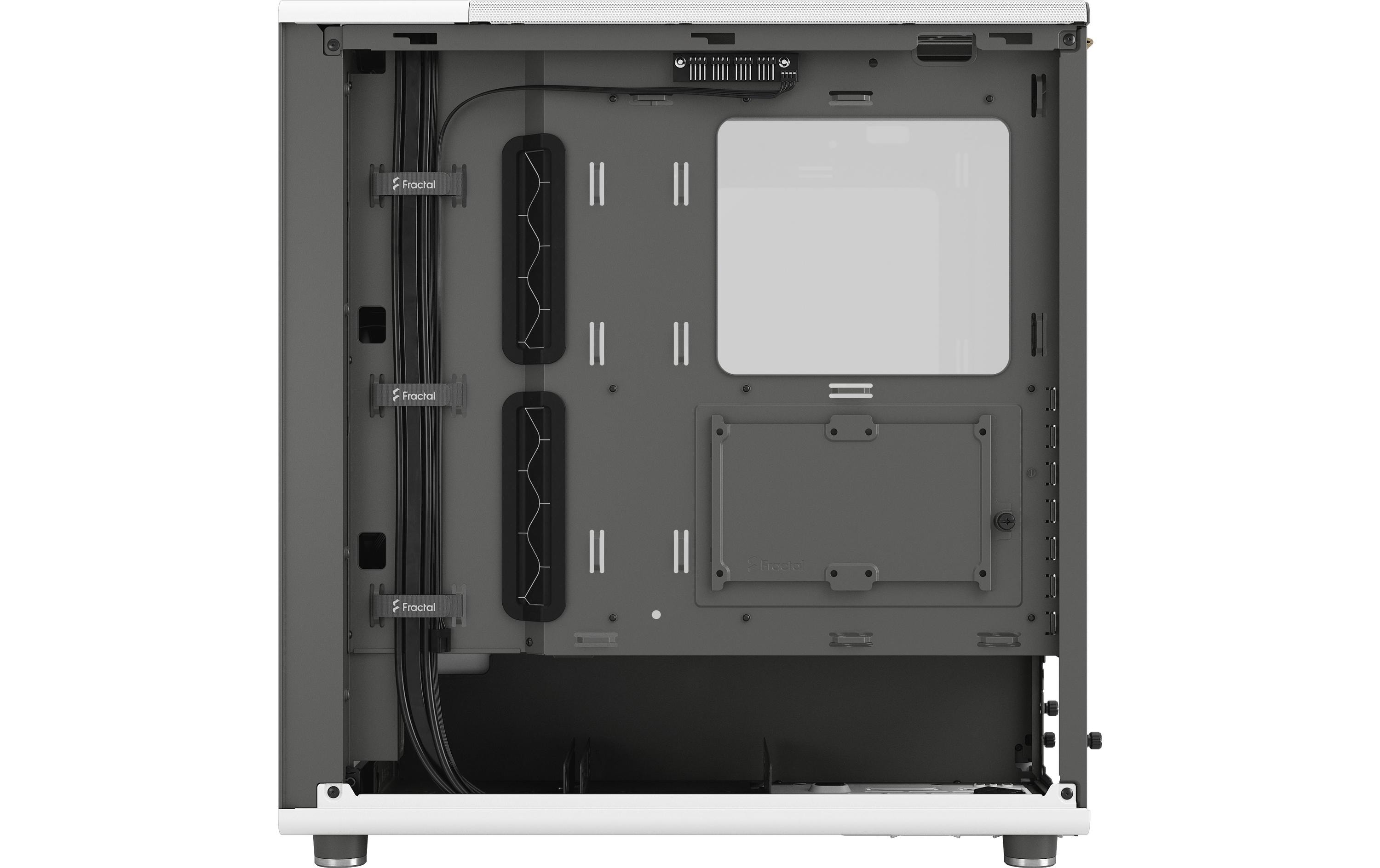 Fractal Design PC-Gehäuse North TG Clear Weiss