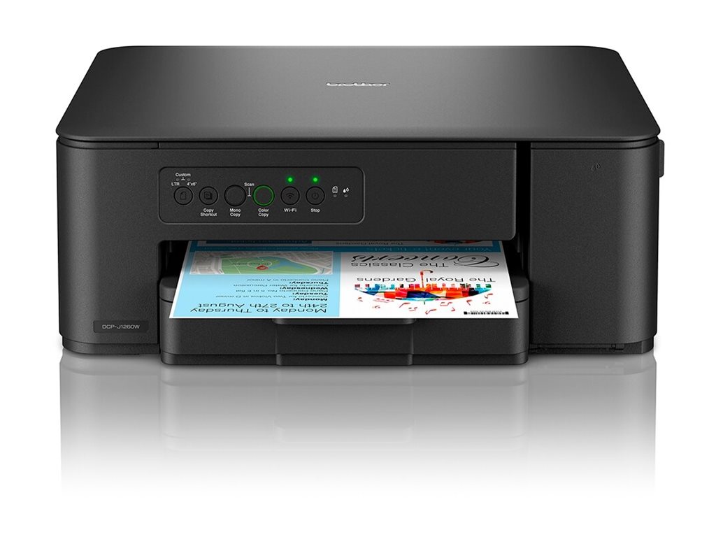Brother DCP-J1260W - Multifunktionsdrucker - Farbe - Tintenstrahl - A4/Legal (Medien) - 150 Blatt - USB 2.0, Wi-Fi(n)