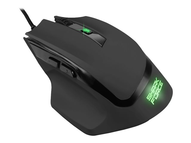 Sharkoon SHARK Force II - Maus - USB - Schwarz