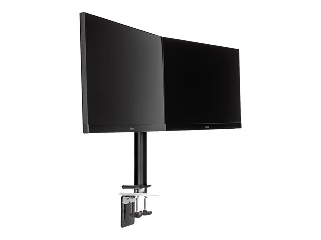 Iiyama DS1002C-B1 Befestigungskit - einstellbarer Arm - für 2 Monitore - Schwarz