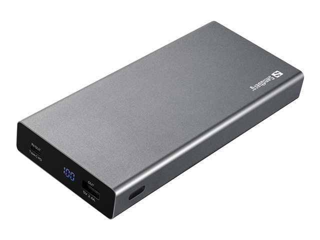 Sandberg Powerbank - Powerbank - Li-Ion - 20000 mAh - 74 Wh