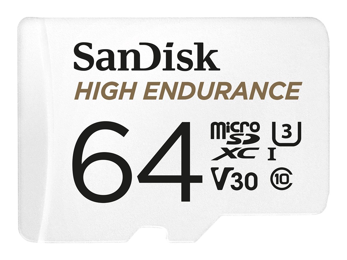 SanDisk High Endurance - Flash-Speicherkarte - 64 GB - microSDXC UHS-I