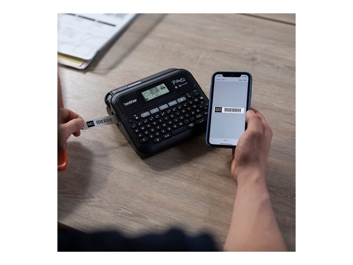 Brother P-Touch PT-D460BTVP - Beschriftungsgerät - s/w - Thermotransfer