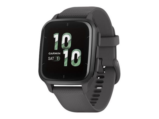 Garmin Venu Sq 2 - Dunkelgrau - intelligente Uhr mit Band - Shadow Gray