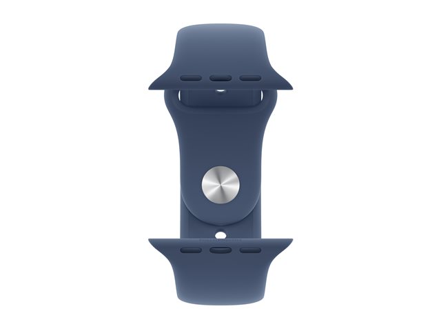 Apple Watch Series 10 GPS + Cellular 46mm Silver Aluminium Case mit Denim Sport Band - M/L (MWY13QF/A)