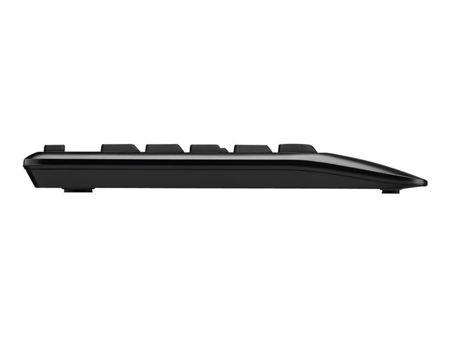 Logitech Wireless Combo MK345 - Tastatur-und-Maus-Set - kabellos - 2.4 GHz - Französisch - Schwarz, Blau