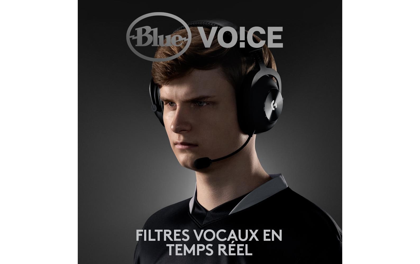 Logitech G Pro X - Headset - ohrumschließend - LIGHTSPEED - kabellos - Geräuschisolierung