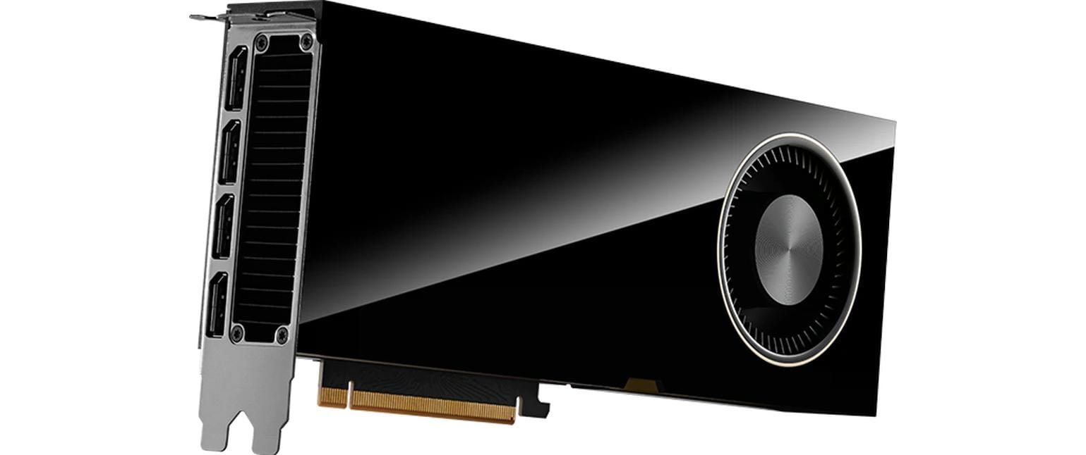 Professionelle Raytracing-GPU mit 48 GB GDDR6-Speicher