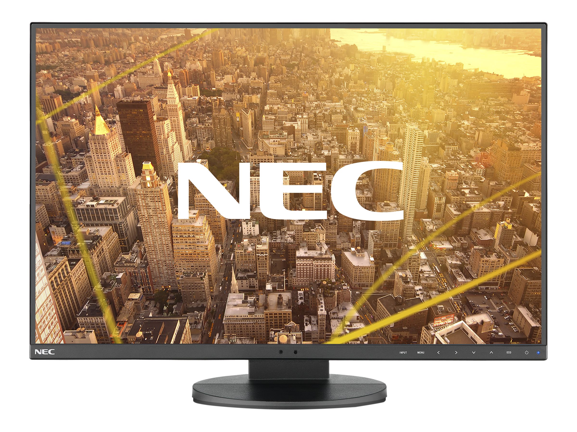 NEC MultiSync EA241WU-BK - LED-Monitor - 61 cm (24") - 1920 x 1200 @ 60 Hz - IPS - 300 cd/m² - 1000:1 - 5 ms - HDMI, DVI-D, VGA, DisplayPort - Lautsprecher - Schwarz