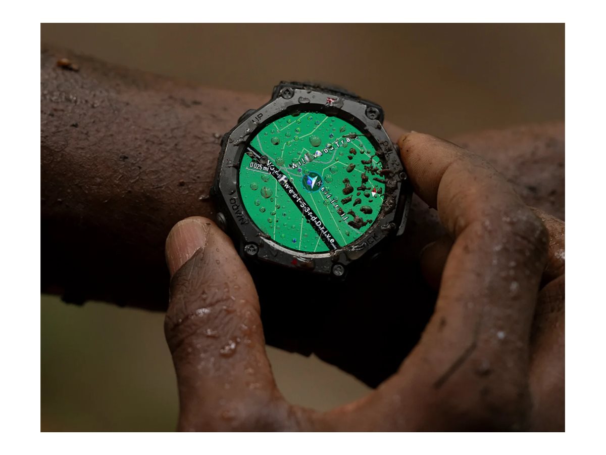 Amazfit T-Rex 3 intelligente Uhr mit Riemen - Onyx