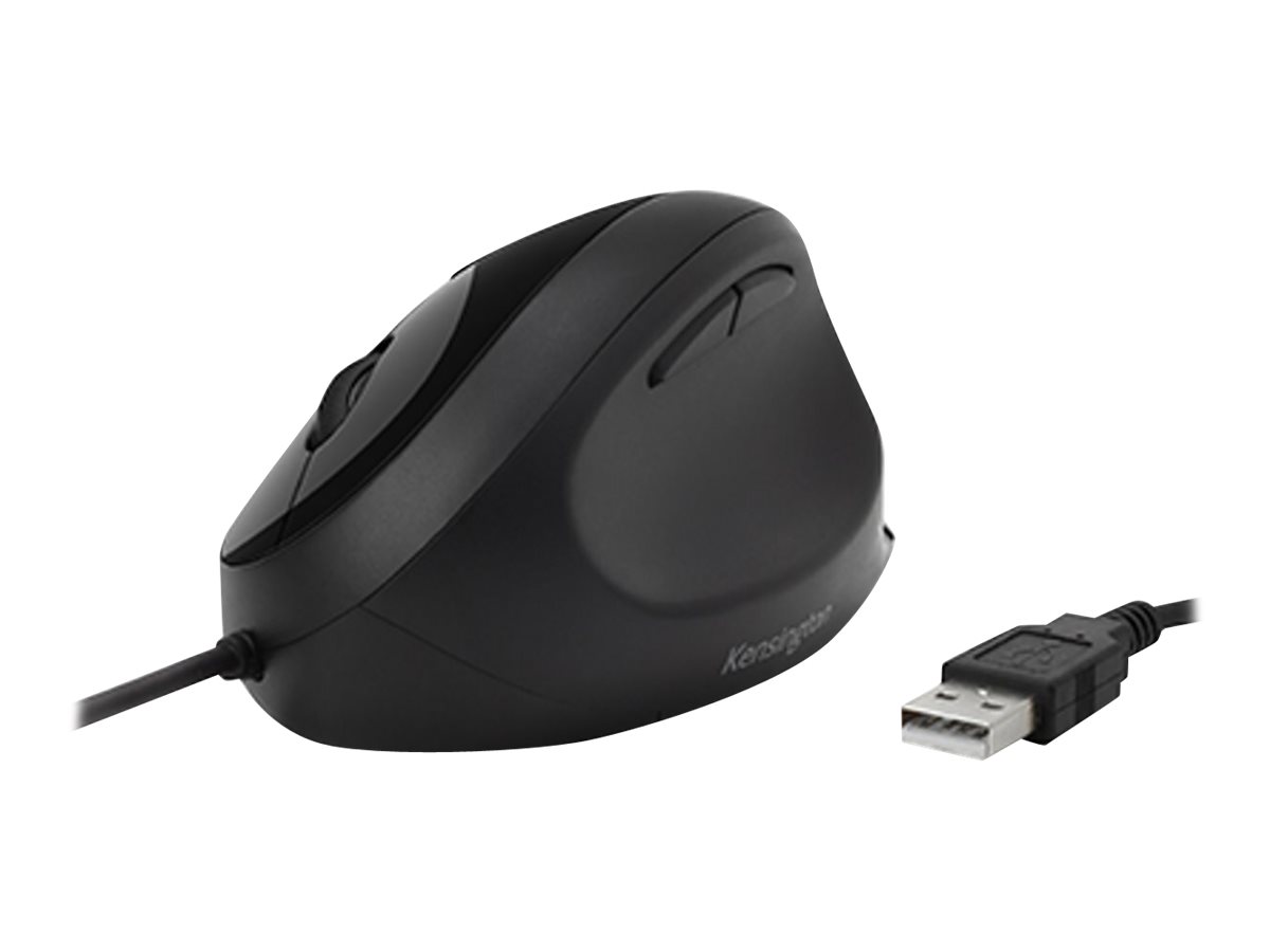 Kensington Pro Fit Ergo - Maus - USB - Schwarz